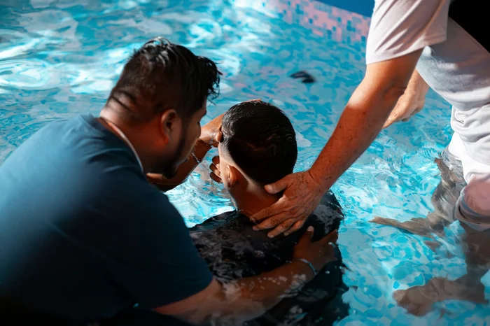 Baptism in the Water Silver Valley Church of the Nazarene Church in Kellogg, ID
